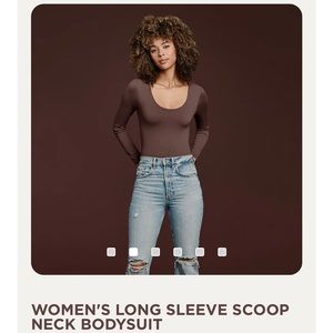 nuuds scoop neck bodysuit